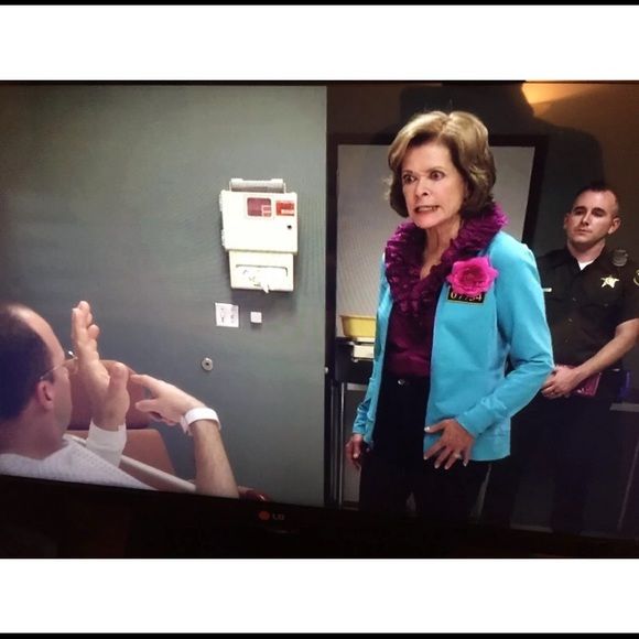 Screen Worn Arrested Development Purple Blouse - Picture 5 of 5